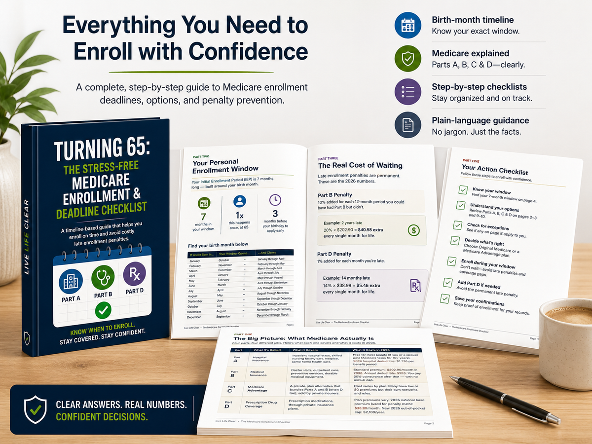 Turning 65: The Stress-Free Medicare Enrollment & Deadline Checklist