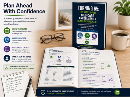 Turning 65: The Stress-Free Medicare Enrollment & Deadline Checklist